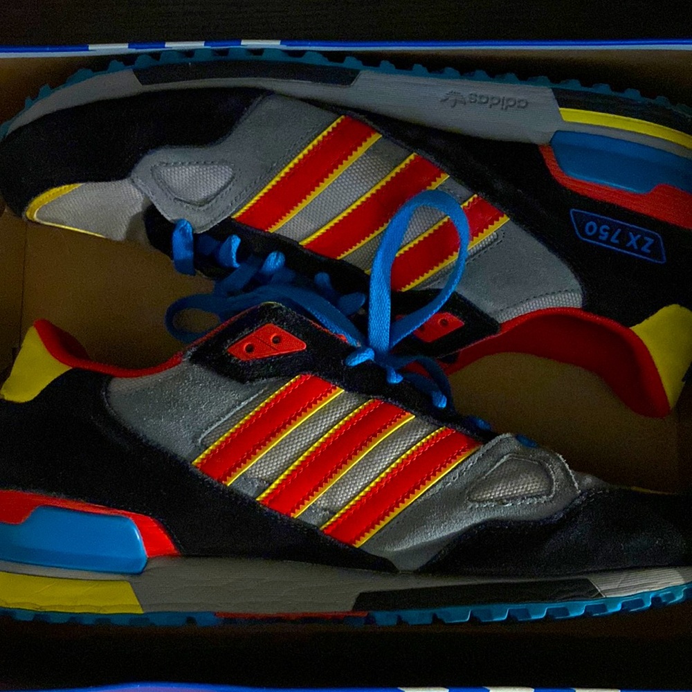 Multicolored Adidas ZX 750
